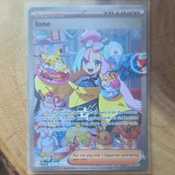 Pokemon TCG Iono 269/193 SV02 Paldea Evolved Holo Full Art SIR EN kirisAki - Image 1