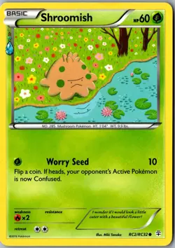 Shroomish RC2/RC32 Common Radiant Collection Lightly Played Pokemon Card - Image 1