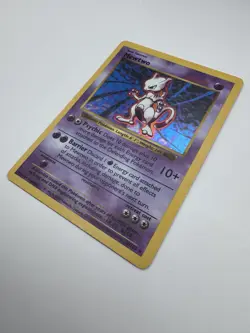 Mewtwo 10/102 Base Set SHADOWLESS | HOLO Pokemon Card RARE 1999 - Image 5