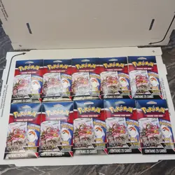 Pokemon TCG Mystery Pack w/ Foil Card MJ Holding Company 2024 Lot Of 10 - Image 3