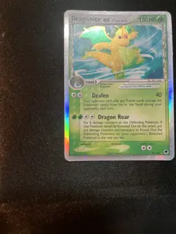 Dragonite ex (Delta Species) 91/101 Dragon Frontiers Holo Pokemon TCG MP - Image 3