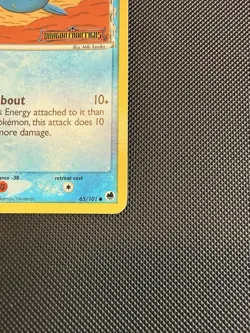 Pokemon TCG Swablu (Delta Species) EX Dragon Frontiers 65/101 Stamped Reverse LP - Image 4