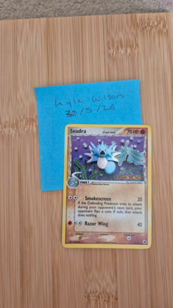 SEADRA Delta Species POKEMON Dragon Frontiers 2006 Holo Trading Card 22/101 NM - Image 1
