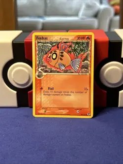 Pokemon TCG Feebas (Delta Species) EX Dragon Frontiers 49/101 Regular Common - Image 1