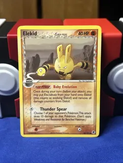 Pokemon TCG Elekid Delta Species Card EX Dragon Frontiers 48/101 Regular Common - Image 1