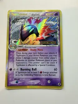 Pokemon TCG Typhlosion Holo Card Delta Species 12/101 Dragon Frontiers - Image 1