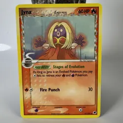 Pokemon TCG Jynx Card EX Dragon Frontiers, Delta Species, 17/101 Regular Rare NM - Image 1