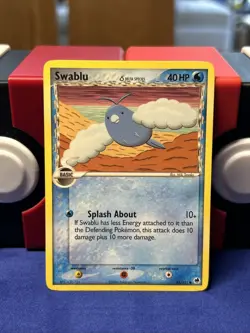 Pokemon TCG Swablu (Delta Species) EX Dragon Frontiers 65/101 Regular Common - Image 1