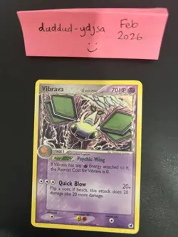 Pokemon TCG: Vibrava Dragon Frontiers (24/101) | Rare | LP - Image 1