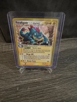 Pokemon TCG Feraligatr EX Dragon Frontiers Holo Rare Card 2/101 Delta Species - Image 1