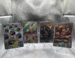 White Flare, Pokemon TCG, Illustration Rare (4) card lot ENG, NM S&V - Image 1