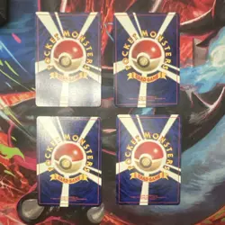 Pokemon TCG Japanese Base, Fossil Jungle Holo 4-Card Lot - Image 2