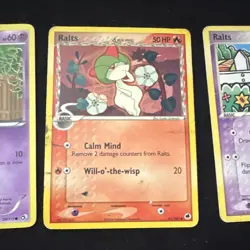 Pokemon TCG Ralts 4-Card Lot English EX Delta Species Roaring Skies 61/106 - Image 4