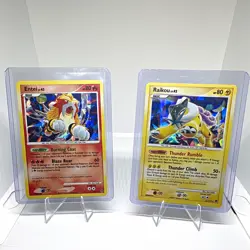 Pokemon TCG Cracked Ice Holo 2-Card Lot Entei 4/132 Raikou 16/132 - Image 1