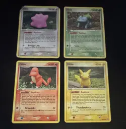 Pokemon TCG Ditto Card Lot 4 EX Delta Species 2005 English Non-Holo 35/113 - Image 1