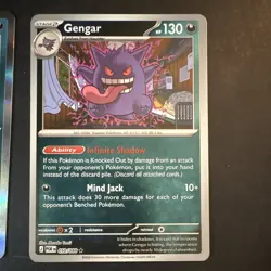 Pokemon TCG Holo 4 Card Lot: Gengar 050/088 + Mega Gengar EX 056/094 - Image 3