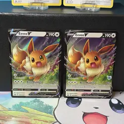 Eevee SM235 Eevee V SWSH065 NM Raw 4 CARD LOT Black Star Promo Pokemon TCG - Image 3