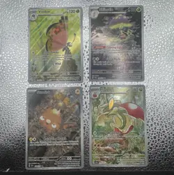 Pokemon TCG Surging Sparks 4 Card Lot Full Art IR NM ENG SSP Master Set Pieces - Image 1