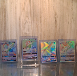 Pokemon TCG GX Full Art Holo 4-Card Lot Alolan Persian Nihilego Lapras - Image 1