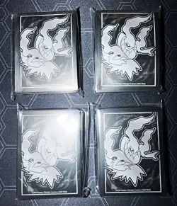 Pokemon TCG Pitch Black Darkrai Premium Matte Card Sleeves Lot of 4 Standard - Image 1