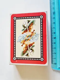 CARTE DA GIOCO STORICHE FRANCESI POKER ORIGINAL VINTAGE PLAYING CARD NEW - Image 1