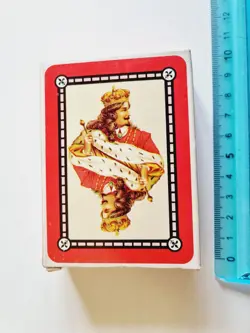 CARTE DA GIOCO STORICHE FRANCESI POKER ORIGINAL VINTAGE PLAYING CARD NEW - Image 2