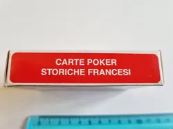 CARTE DA GIOCO STORICHE FRANCESI POKER ORIGINAL VINTAGE PLAYING CARD NEW - Image 3