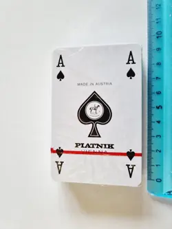 CARTE DA GIOCO SIGILLATE PIATNIK CLASSIC NO.1300 POKER ORIGINAL PLAYING CARD NEW - Image 3