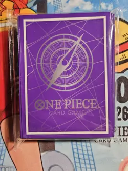 One Piece Card Game Bandai Fest Championship 2025 Silver Purple Sleeves Sealed - Image 1