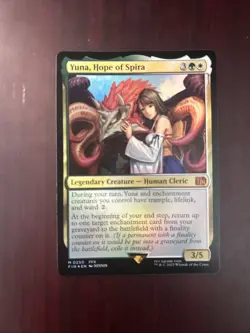 Yuna, Hope of Spira- Foil Magic: The Gathering Final Fantasy Card 250 - Image 1