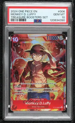 2023 One Piece Card Game: Ultra Deck: The Three Captains ST10 Monkey D Luffy - Image 1