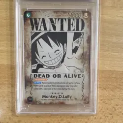 2025 One Piece Monkey D. Luffy OP13-118 Carrying on His Will WANTED SP PSA 10 - Image 2