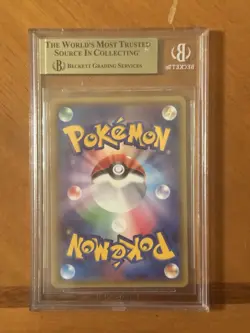 Beckett BGS 2015 XY Pikachu Mega Campaign Poncho 203 Card Pristine 10 - Image 2