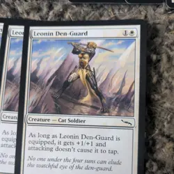 Magic the Gathering Mirrodin 15 Blinding Beam and 10 Leonin DenGuard 25 card NM - Image 3