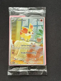 SEALED Pokemon Fennekin 080 Chaos Rising ETB Black Star Promo - Image 1