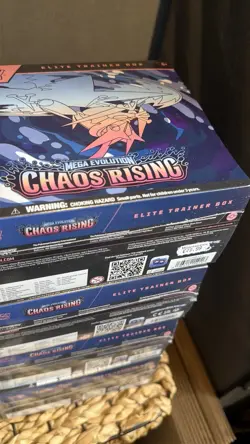 Pokemon TCG Mega Evolutions Chaos Rising Elite Trainer Box ETB Brand New Sealed - Image 4