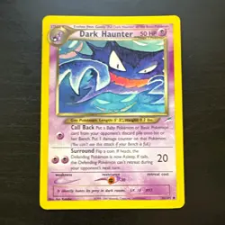 Pokemon TCG Dark Haunter 36/105 Team Rocket Unlimited Regular Uncommon Eng 50 HP - Image 1