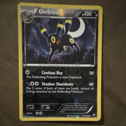 Nintendo Pokemon TCG Dark Explorers Umbreon 61/108 Holo Rare Eng 2012 100HP - Image 1