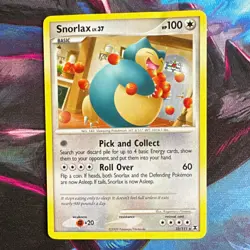 Nintendo Pokemon TCG Snorlax 33/111 Rising Rivals Regular Uncommon 100 HP EN - Image 1