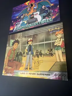 Mewtwo Strikes Back Pokemon Topps Like It Never Happened No.40 Holo Foil LP - Image 3