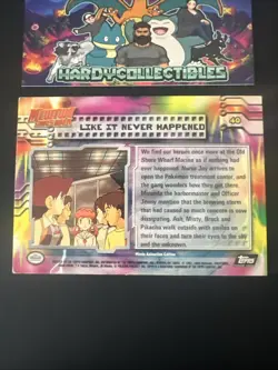 Mewtwo Strikes Back Pokemon Topps Like It Never Happened No.40 Holo Foil LP - Image 4