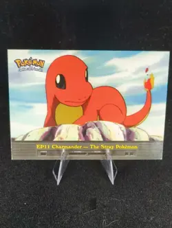 EP11 Charmander - The Stray Pokemon | Topps TV Animation Series | Non Holo - Image 1