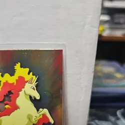Pokemon Topps #78 RAPIDASH Chrome Holo Foil TV Animated Edition NM - Image 4