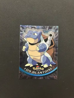 Blastoise #09 | Topps TV Animation Series | Holo Pokemon Card MP - Image 1