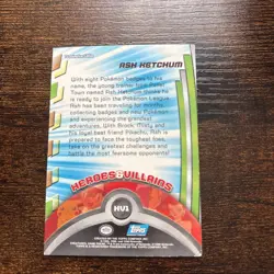 Topps Animation Edition #HV1 Ash Ketchum Vintage Pokemon Holo - MP - Blue Label - Image 2