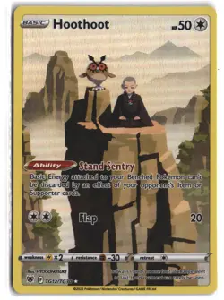Hoothoot TG12/TG30 Holo Astral Radiance Trainer Gallery Pokemon Holo NM - Image 1