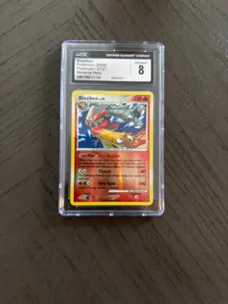 Pokemon CGC 8 Blaziken 3/127 Platinum Reverse Holofoil Rare 2009 Foil - Image 1