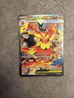 Mega Emboar EX SIR 273/217 Ascended Heroes NM/M Pokemon TCG - Image 1