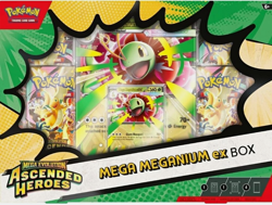 Pokemon TCG Mega Meganium ex Box - Mega Evolution: Ascended Heroes Booster - Image 1