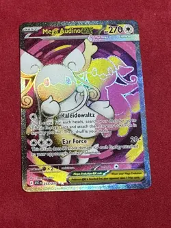 Mega Audino EX 253/217 Ascended Heroes Evolutions Holo Full Art Rare Pokemon - Image 3